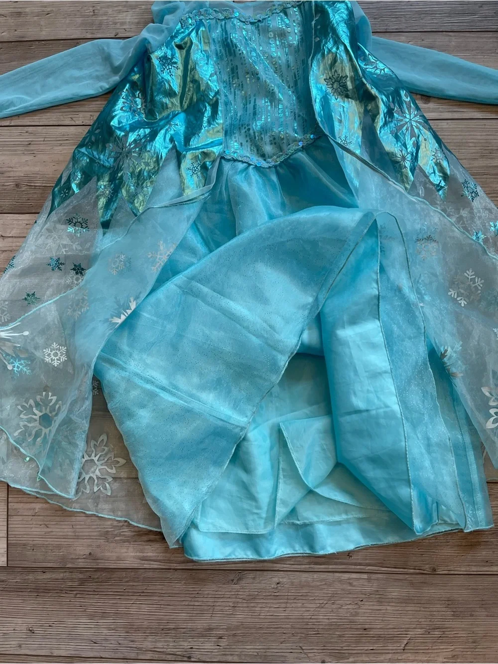 Disney | Frozen Elsa Costume Dress | Size: 5/6 - Picture 6 of 8